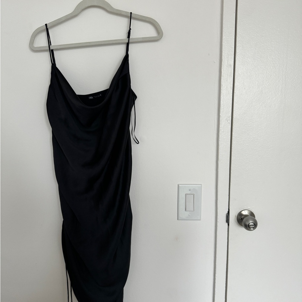Slip Dress w Drawstring